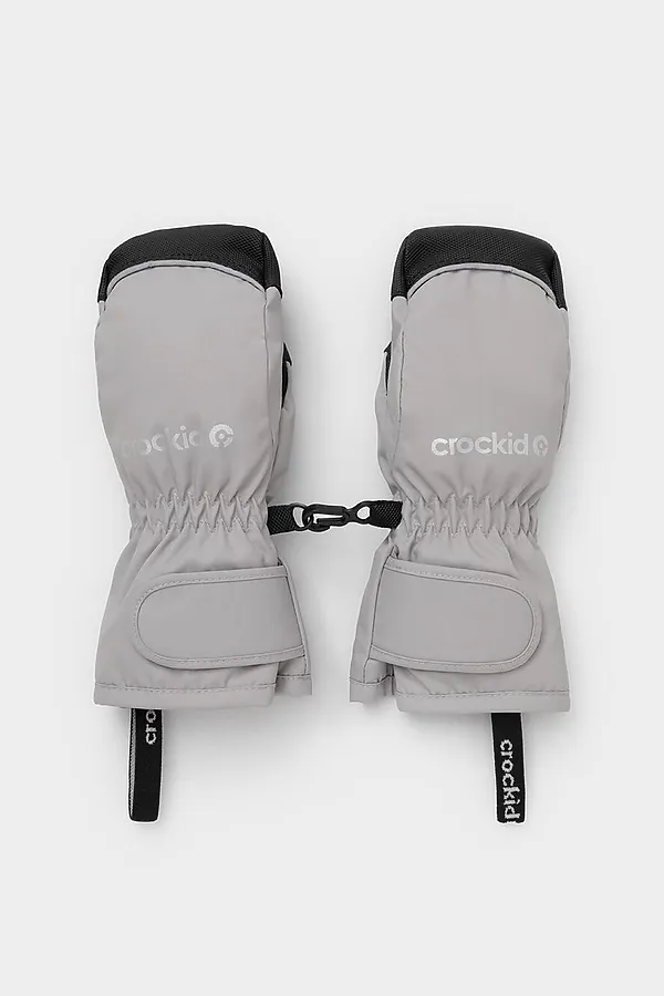 Рукавицы CROCKID, светло-серый - фото 1