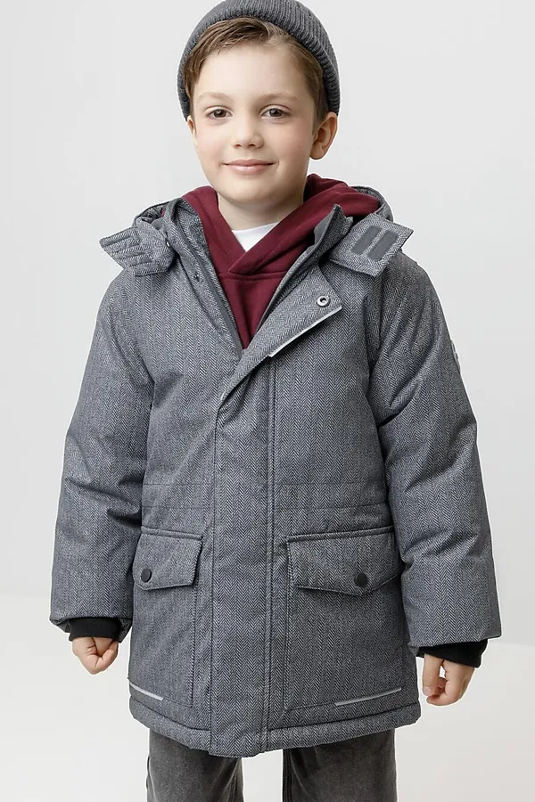 Куртка CROCKID, серый, твид - фото 1