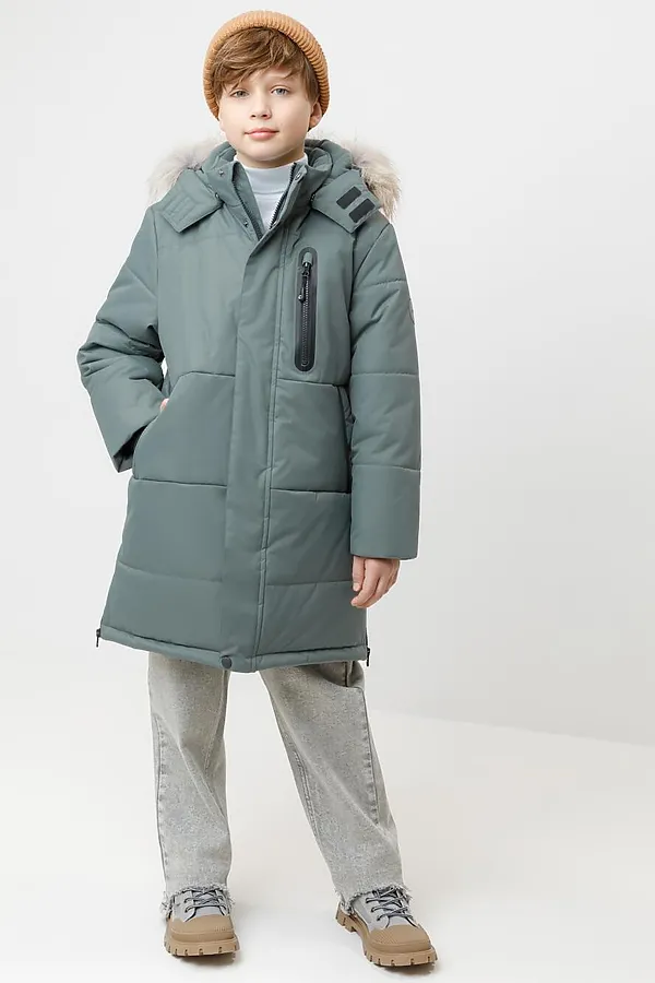 Пальто CROCKID, темно-зеленый - фото 1