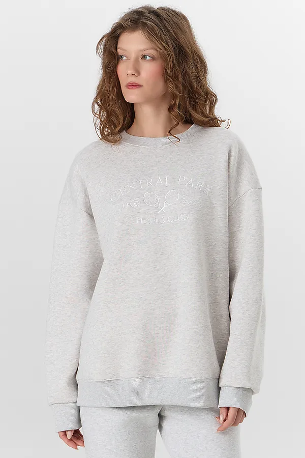 Свитшот MARK FORMELLE, серый меланж 4306-а - фото 1