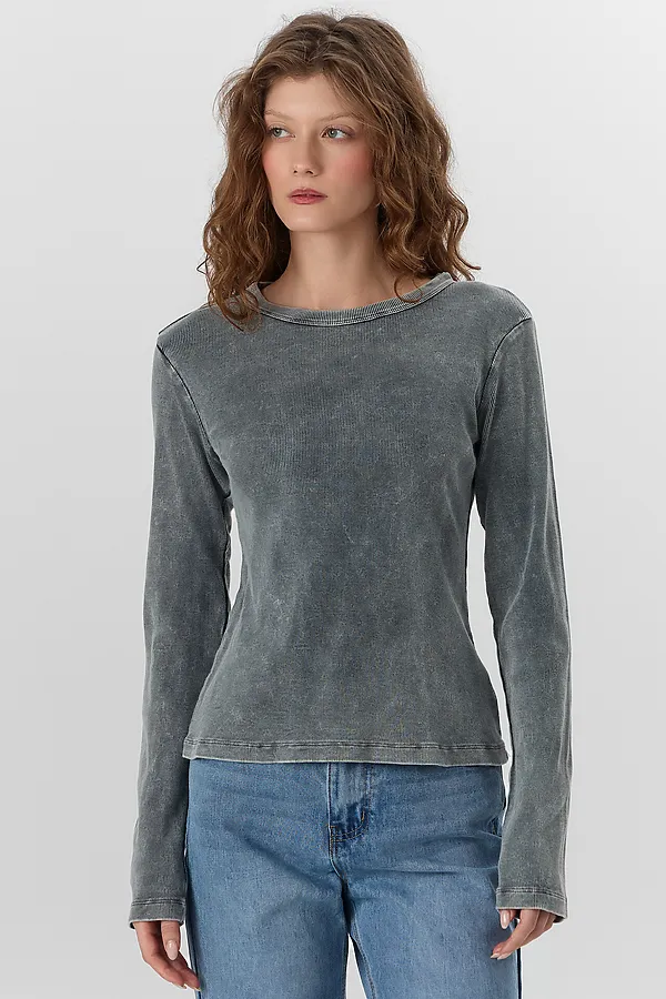 Джемпер MARK FORMELLE, acid wash металлический - фото 1