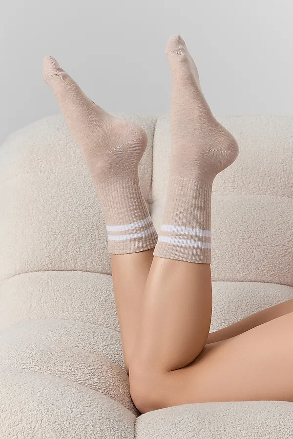 Носки MARK FORMELLE, бежевый меланж - фото 1