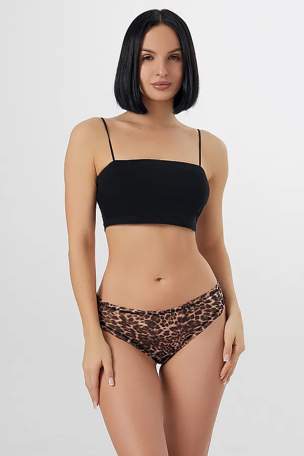 Трусы MARK FORMELLE, леопард на коричневом - фото 1