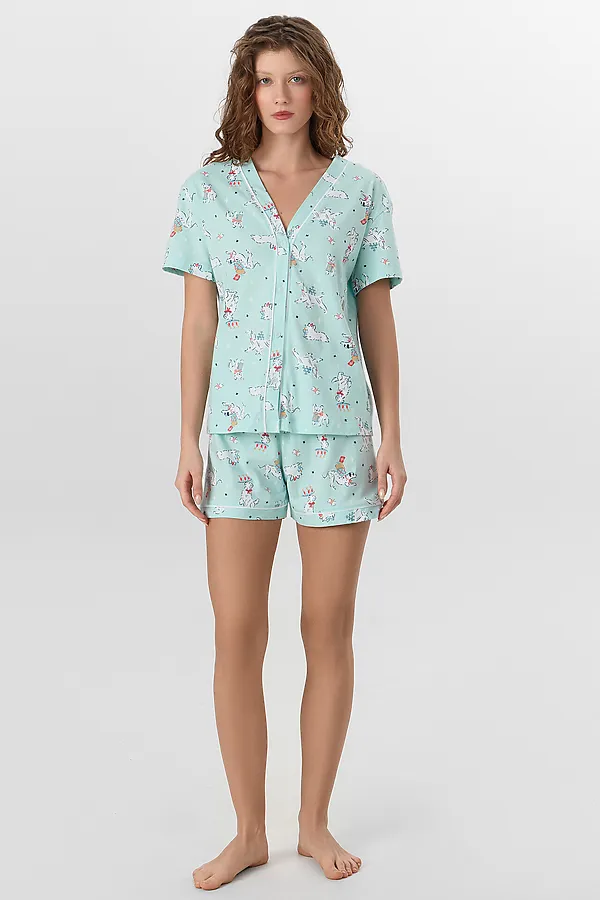 Пижама MARK FORMELLE, собаки на мяте - фото 1