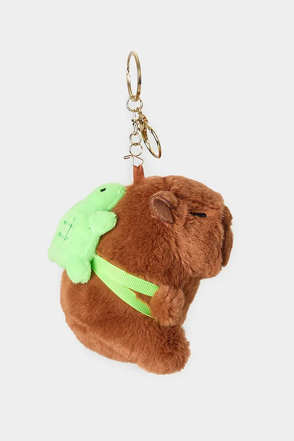 Брелок MARK FORMELLE, коричневый +зеленый - фото 1