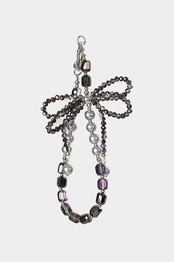 Брелок MARK FORMELLE, черный +жемчужный - фото 1