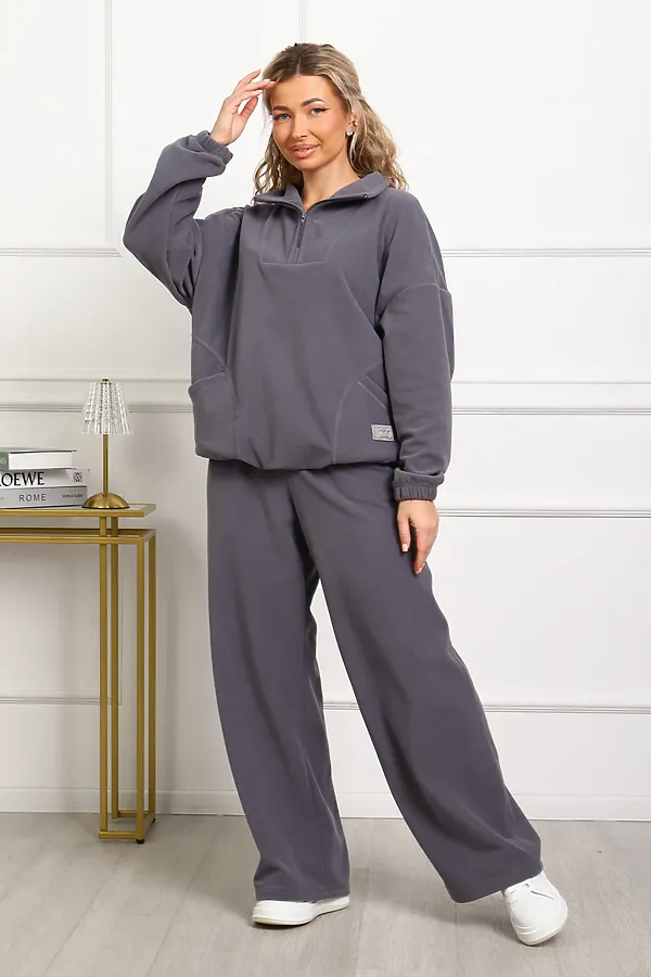 Костюм с брюками 1093 НАТАЛИ, серый - фото 1