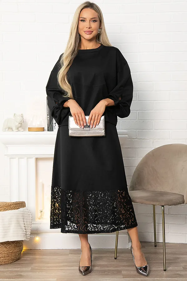 Джемпер LADY TAIGA, черный - фото 1