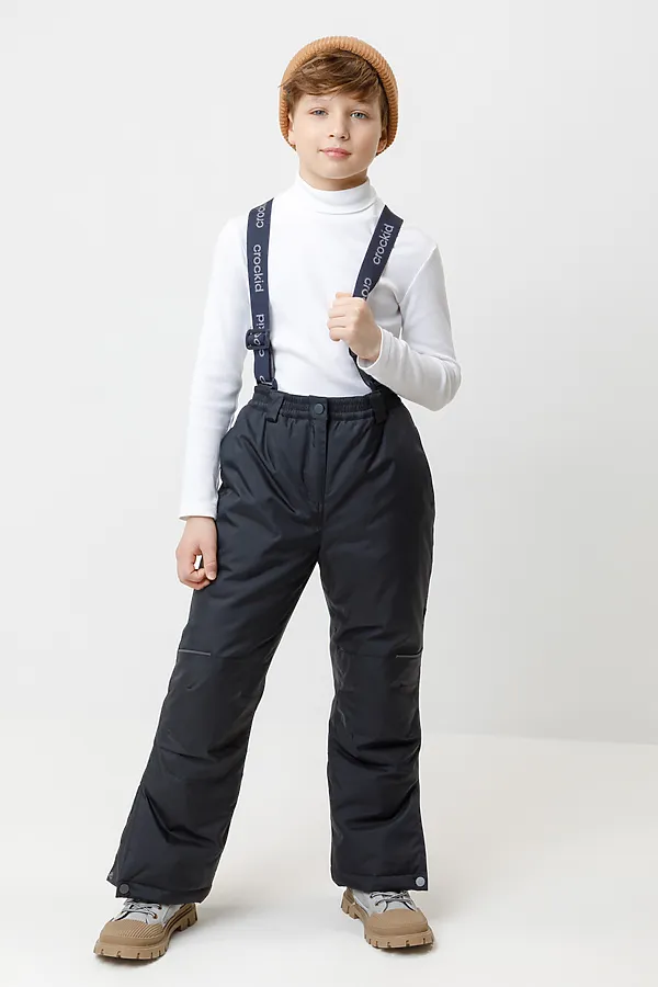 Брюки CROCKID, темный уголь - фото 1