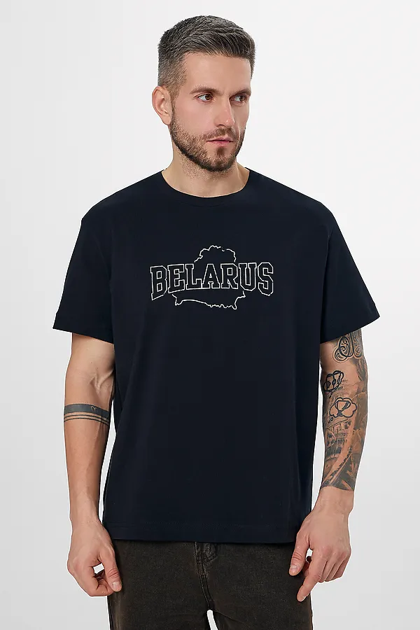 Футболка MARK FORMELLE, черный +печать1 - фото 1