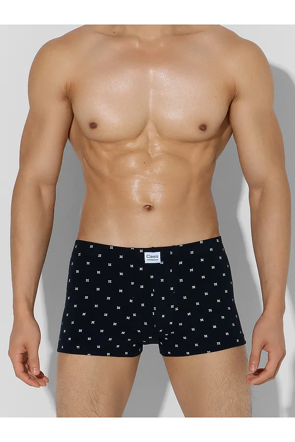 Трусы MARK FORMELLE, квадраты на черном - фото 1