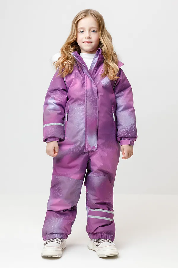 Комбинезон CROCKID, виноградный, спрей - фото 1