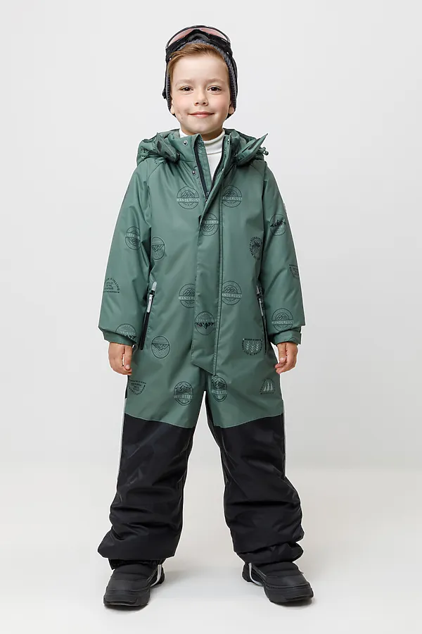 Комбинезон CROCKID, лесной мох, горы и путешествия - фото 1