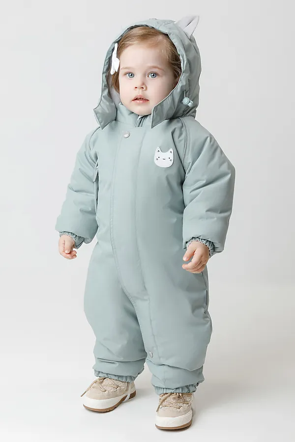 Комбинезон CROCKID, серо-зеленый - фото 1