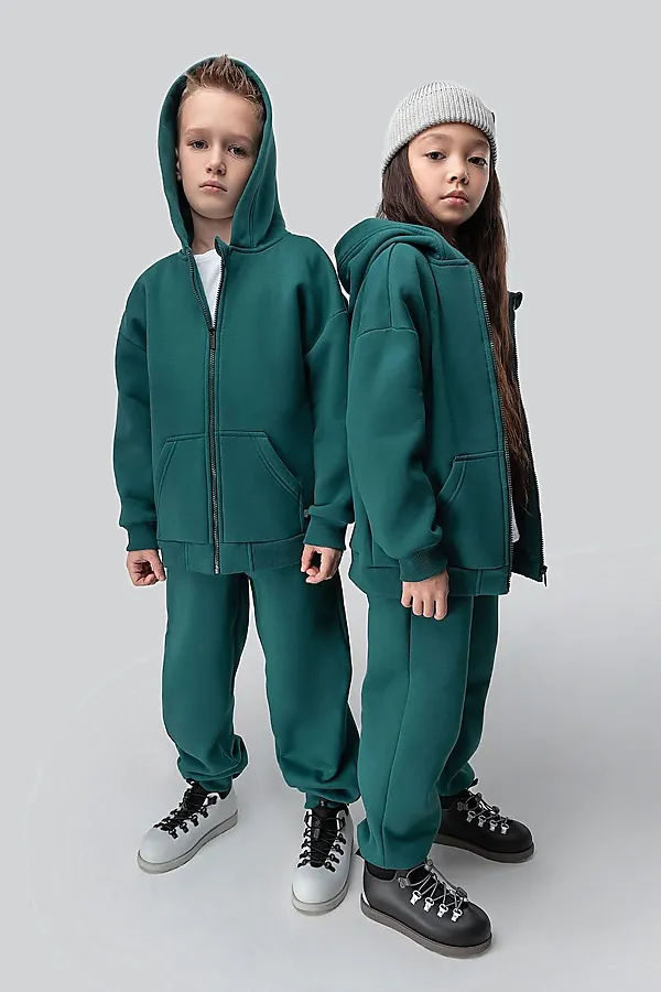 Костюм (Толстовка+Брюки) BODO, бирюзовый - фото 1