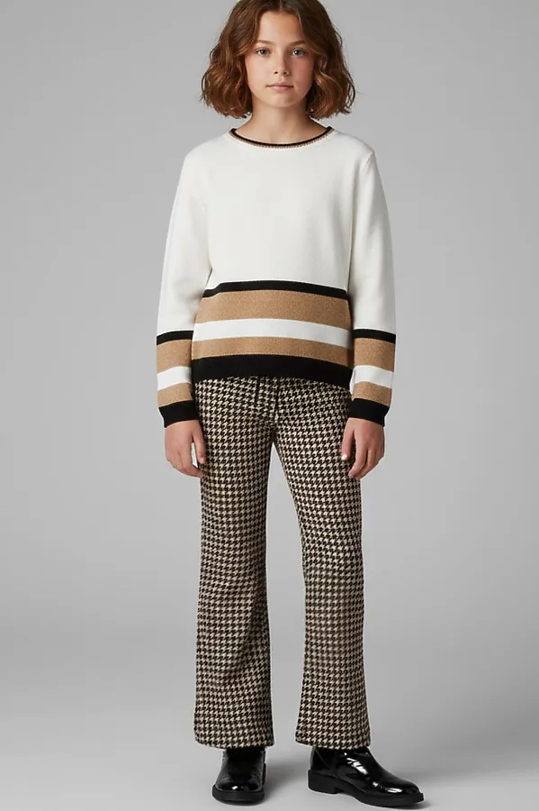 Джемпер трикотажный для девочек PLAYTODAY, белый - фото 1