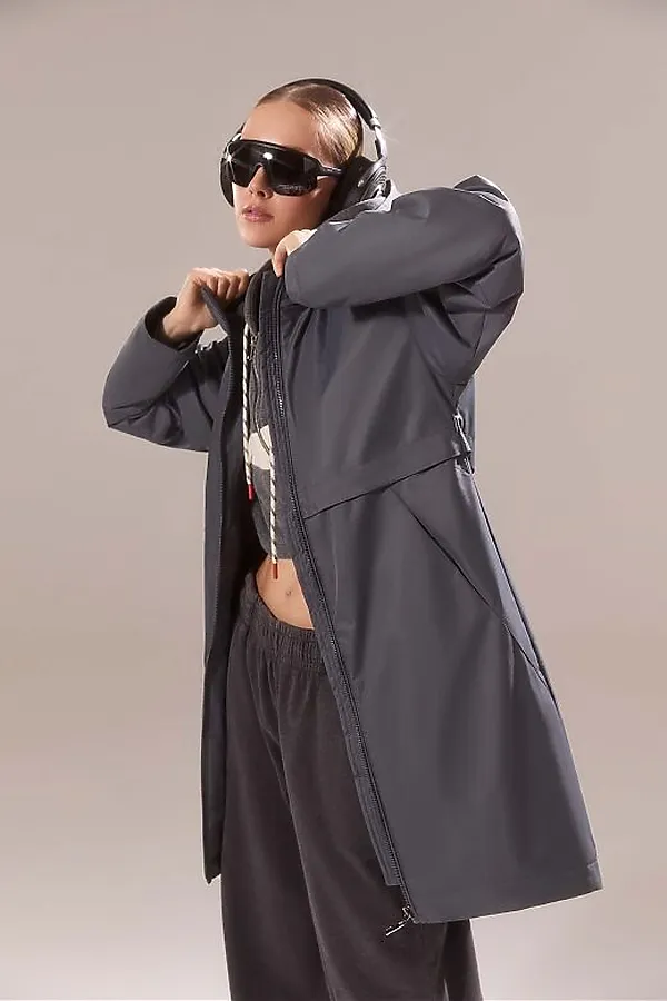 Плащ женский HOOPS, графит - фото 1