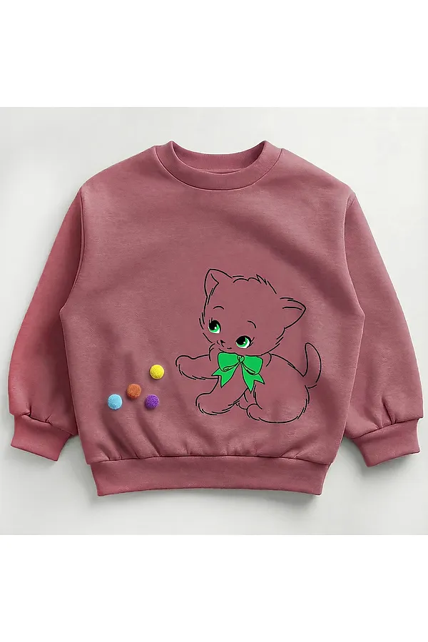 Толстовка футер 2х нитка начес YOULALA, коралловый - фото 1