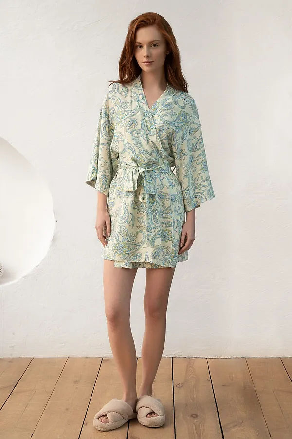 Халат INDEFINI, мятный - фото 1