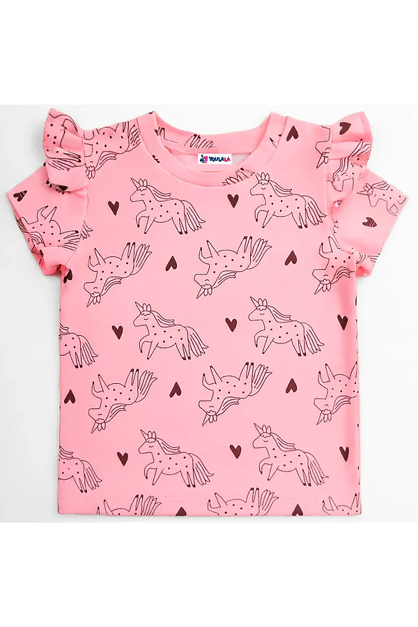 Футболка YOULALA, розовый - фото 1