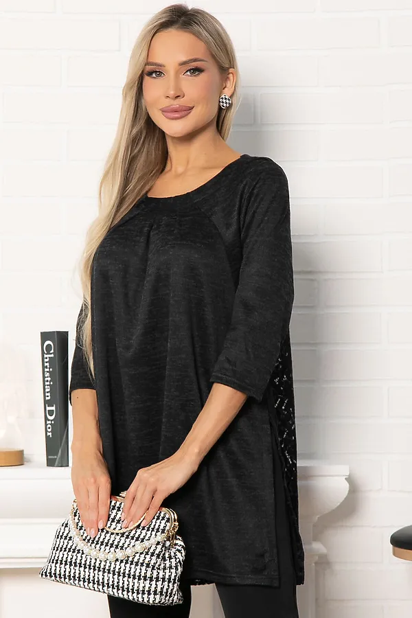 Туника Небесная мечта LADY TAIGA, черная - фото 1