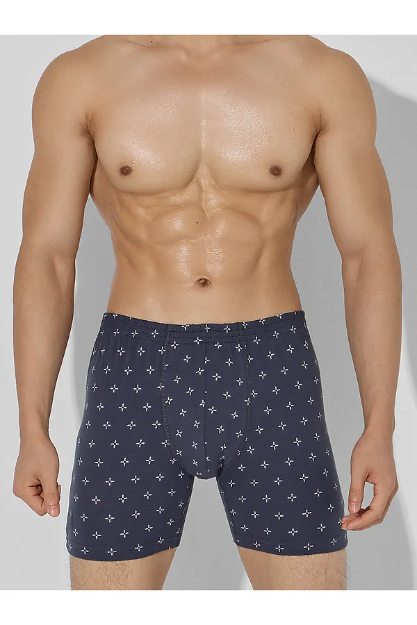 Трусы мужские MARK FORMELLE, треугольники на т.сером - фото 1