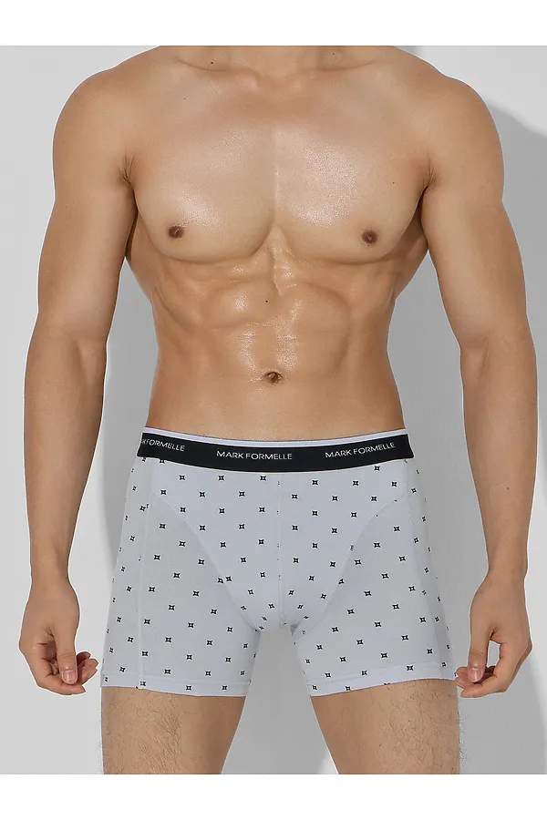 Трусы мужские MARK FORMELLE, квадраты на св.сером - фото 1