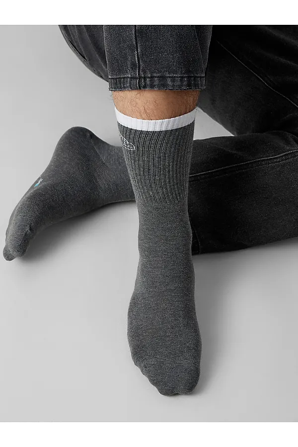 Носки мужские MARK FORMELLE, т.серый меланж - фото 1
