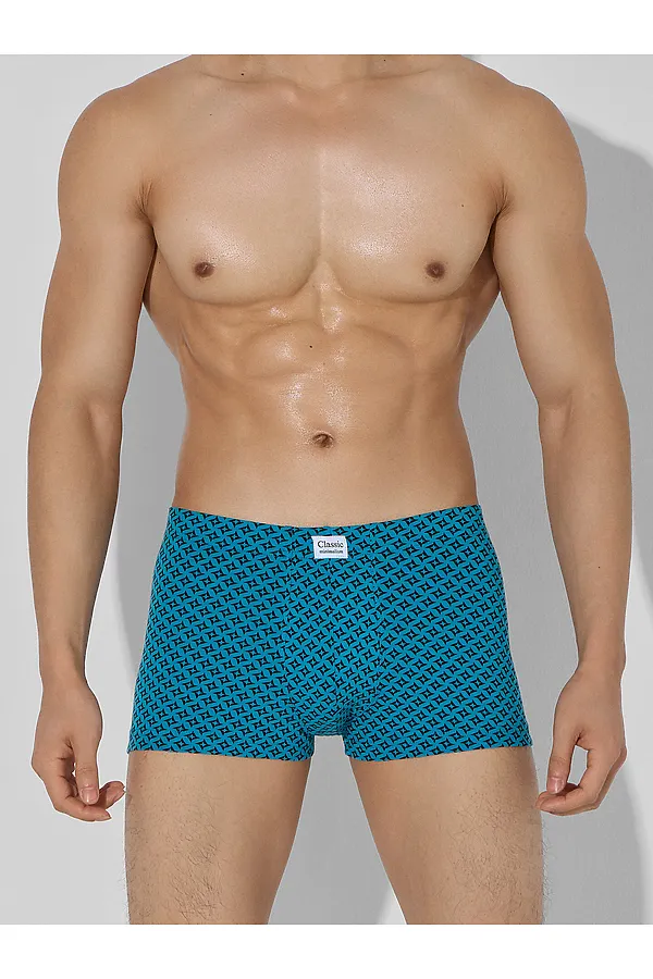 Трусы мужские MARK FORMELLE, узор на св.бирюзовом - фото 1