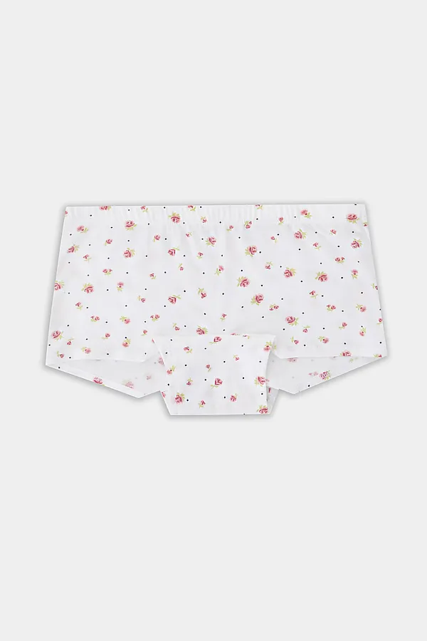 Трусы для девочек MARK FORMELLE, цветочки на белоснежном - фото 1