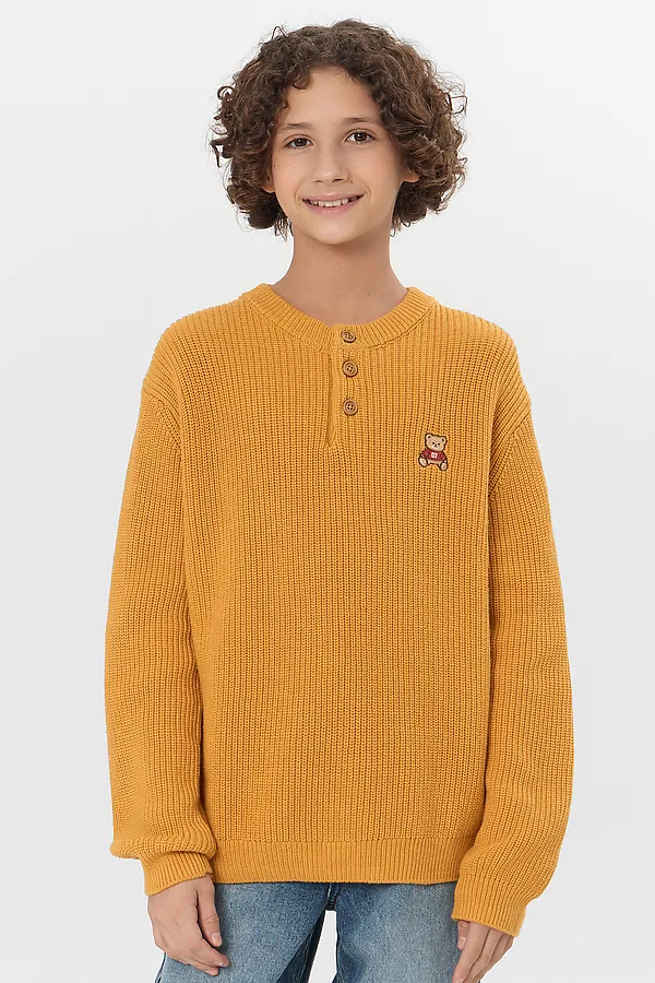 Джемпер для мальчиков MARK FORMELLE, охра - фото 1