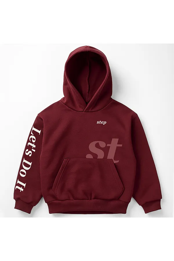 Толстовка YOULALA, бордовый - фото 1