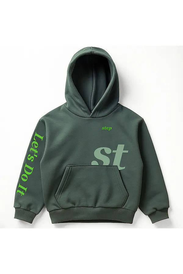 Толстовка YOULALA, зеленый - фото 1