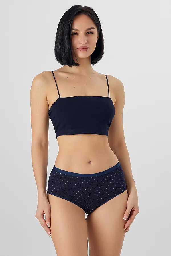 Трусы женские MARK FORMELLE, горошек на т.синем - фото 1