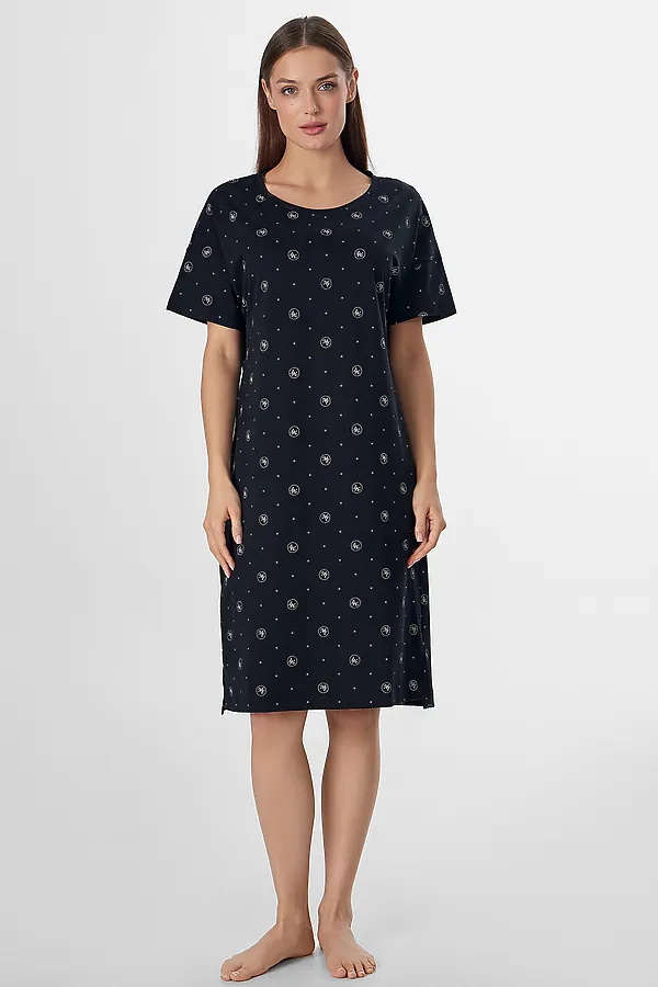 Сорочка ночная женская MARK FORMELLE, mf на черном - фото 1