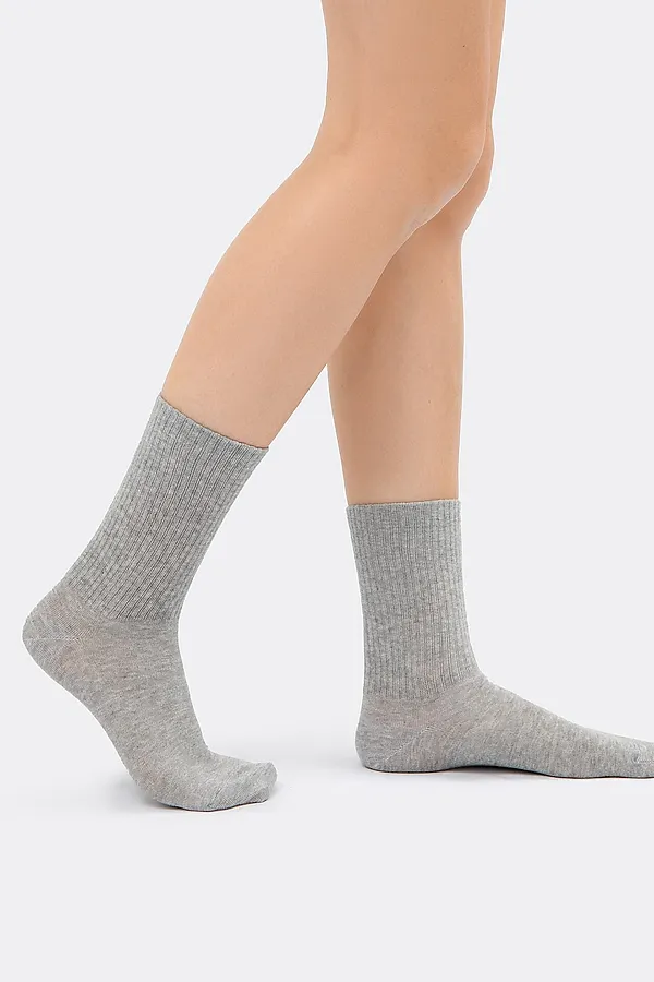 Носки женские MARK FORMELLE, серый меланж - фото 1