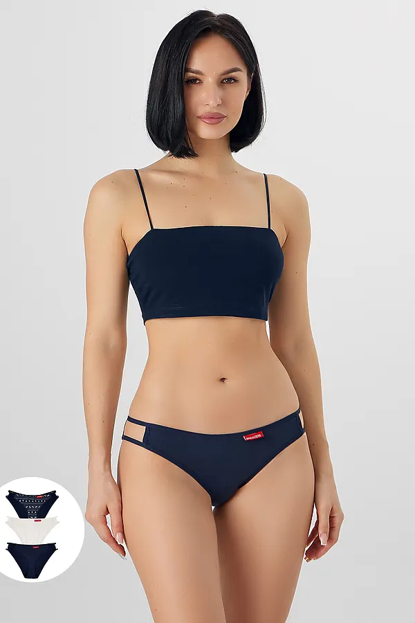 Трусы женские (3шт.) MARK FORMELLE, море1 - фото 1