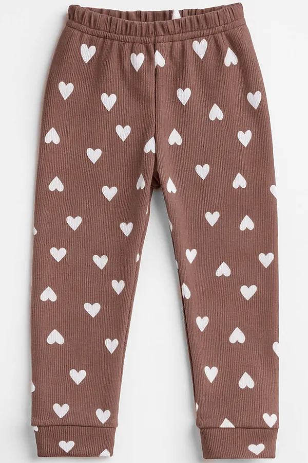 Штанишки кашкорсе YOULALA, коричневый - фото 1