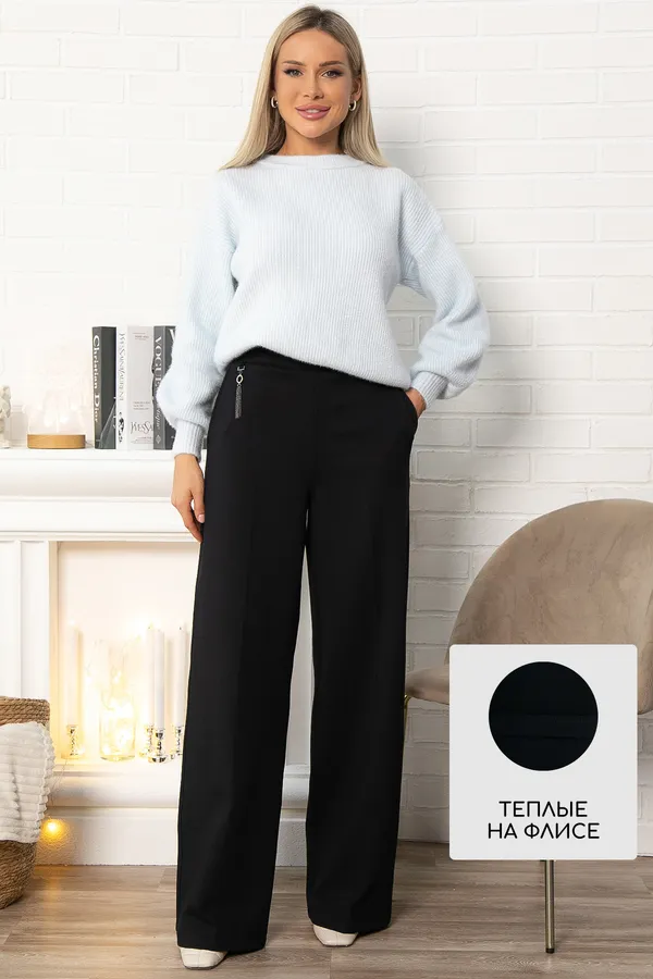 Брюки палаццо Адель LADY TAIGA, темно-синие - фото 1