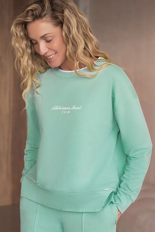 Свободный свитшот VILATTE, мятный_athleisure mood - фото 1