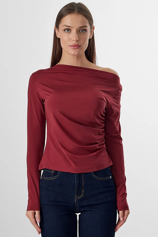 Джемпер женский MARK FORMELLE, бордовый - фото 1