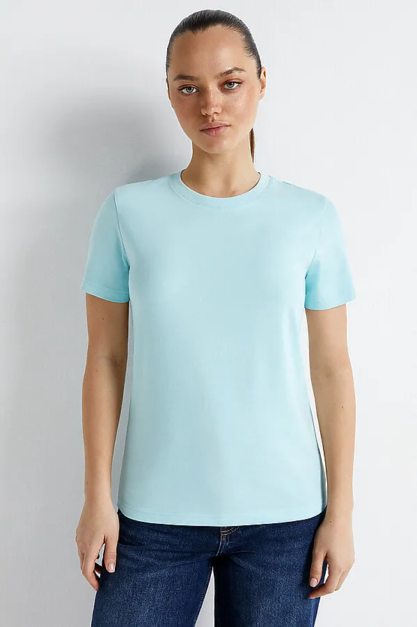 Футболка OMSA, tiffany (голубой) - фото 1