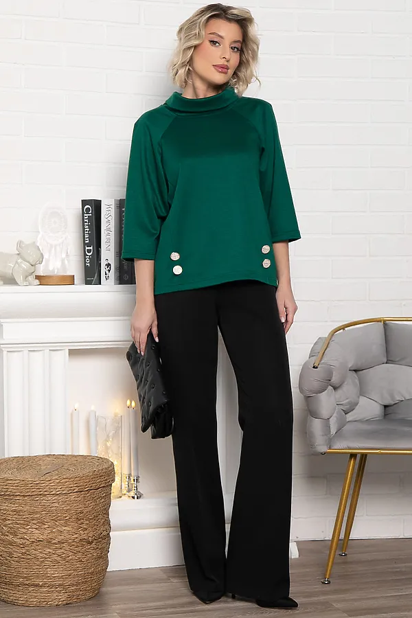 Джемпер Эдельвейс LADY TAIGA, изумруд - фото 1