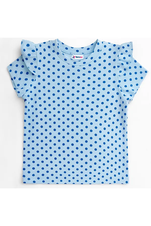 Футболка интерлок YOULALA, голубой - фото 1