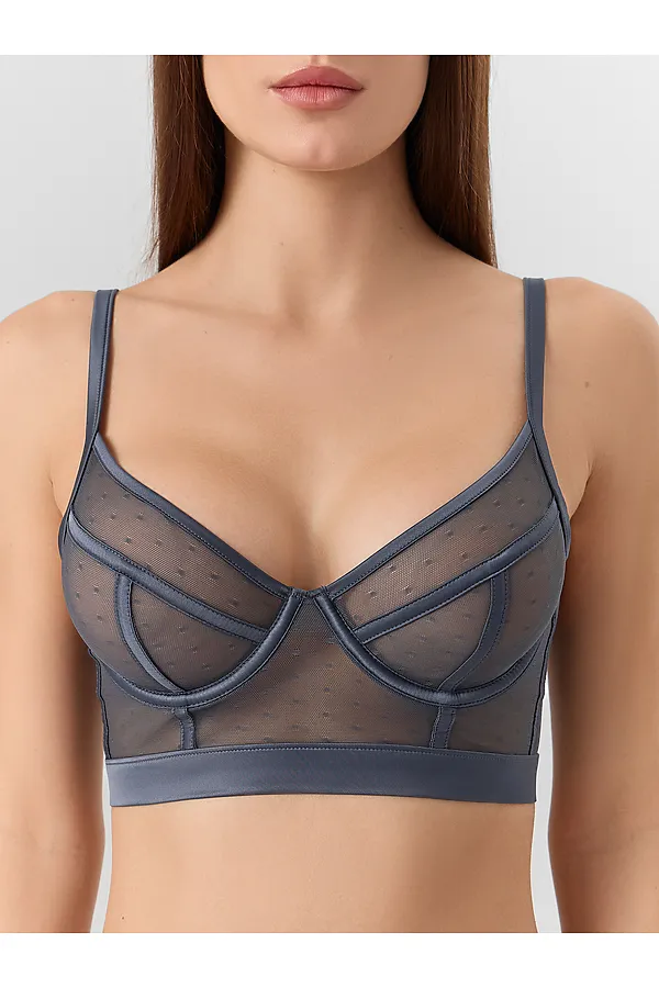 Бюстгальтер женский MARK FORMELLE, графит - фото 1