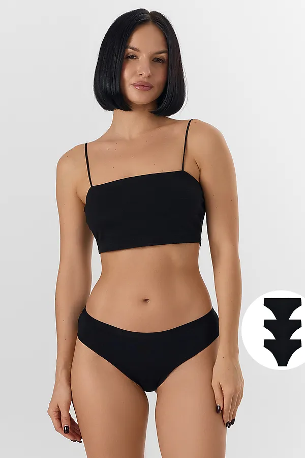 Трусы женские (3шт.) MARK FORMELLE, черный - фото 1