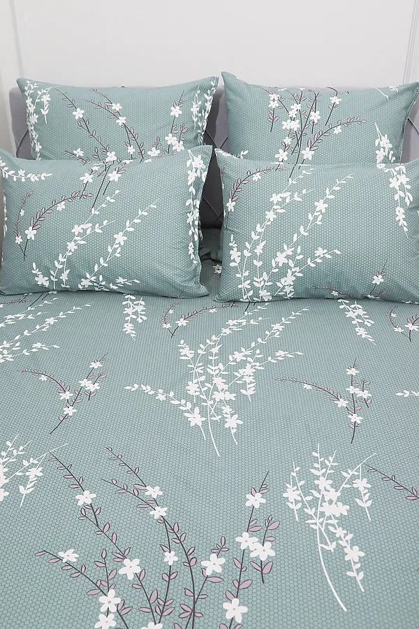 Наволочка перкаль Арабис-1 НАТАЛИ, зеленый - фото 1