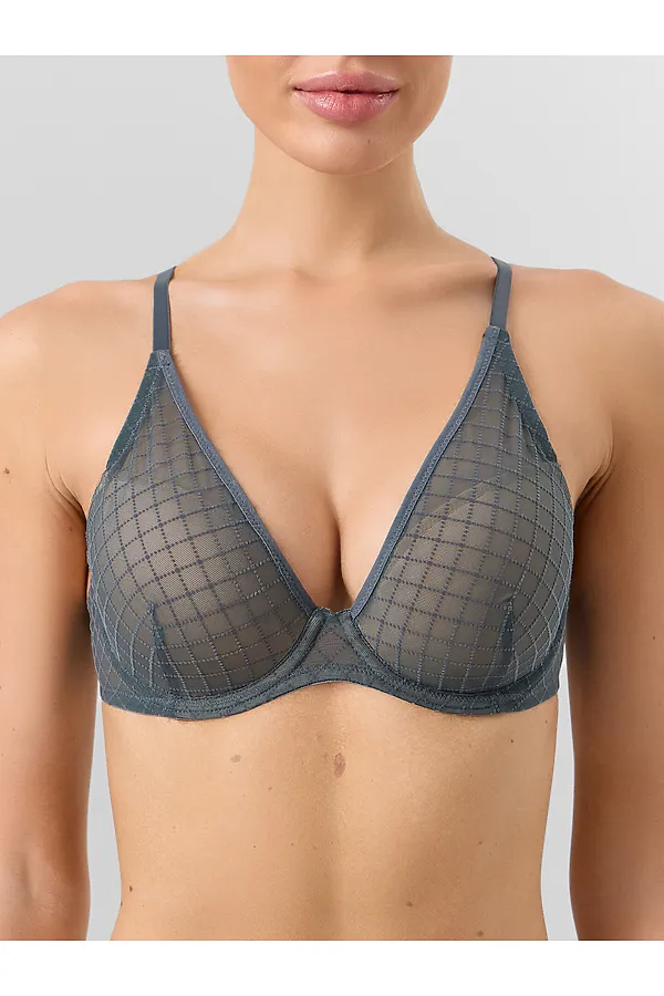 Бюстгальтер женский MARK FORMELLE, узор на темно -сером - фото 1