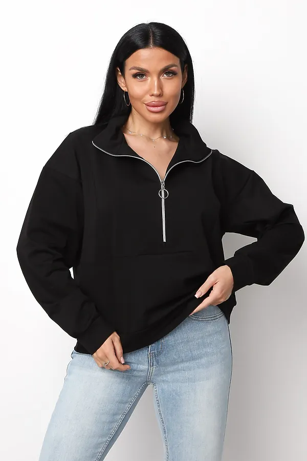 Толстовка ХЗ01 НАТАЛИ, черный - фото 1