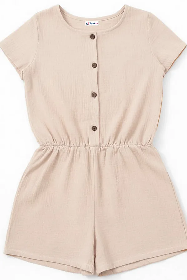 Комбинезон муслин YOULALA, бежевый - фото 1